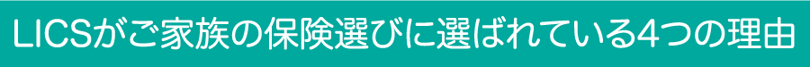 LICSが選ばれる4つの理由